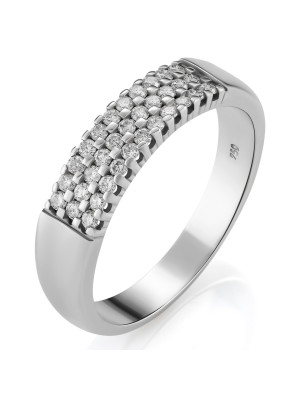 Or blanc 18C Bague RD-3014/1