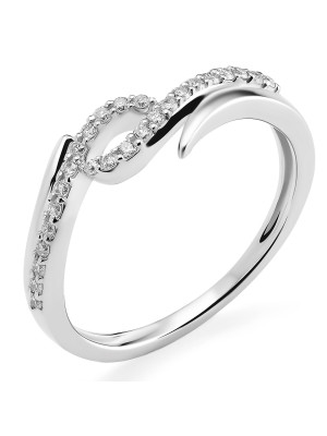 Or blanc 18C Bague RD-3221