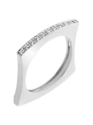 Or blanc 18C Bague RD-3227