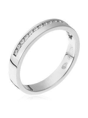 Or blanc 18C Bague RD-3243