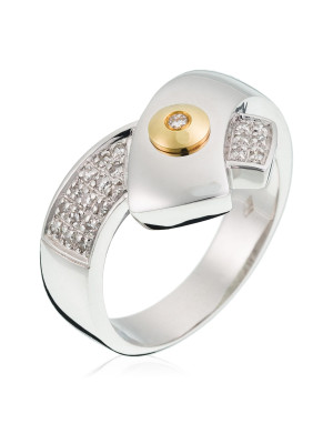 Bicolore 18C Bague RD-33012