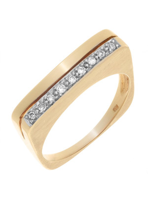 Or Jaune 18C Bague RD-33035