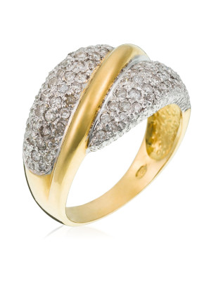 Or Jaune 18C Bague RD-33066