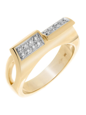 Or Jaune 18C Bague RD-33075