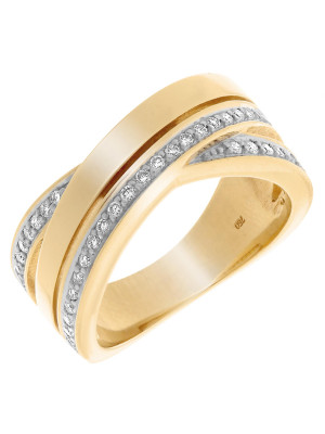 Or Jaune 18C Bague RD-33077