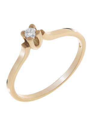 Or Jaune 18C Bague RD-33212