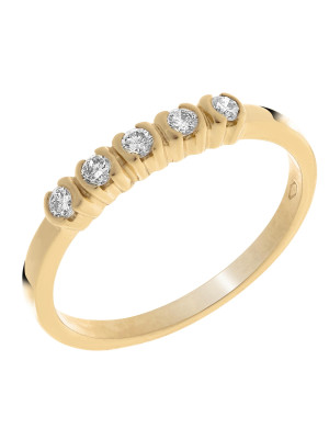 Or Jaune 18C Bague RD-33213