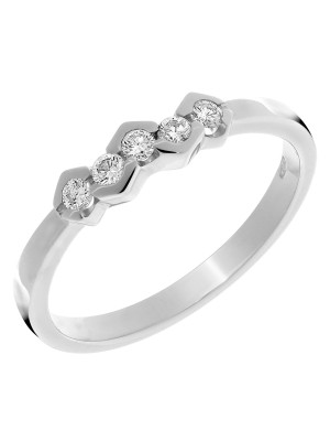 Or blanc 18C Bague RD-33215/1