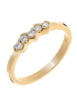 Or Jaune 18C Bague RD-33215