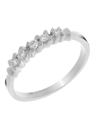 Or blanc 18C Bague RD-33218/1