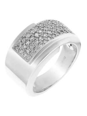 Or blanc 18C Bague RD-33395