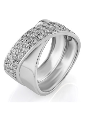 Or blanc 18C Bague RD-33397