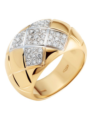 Or Jaune 18C Bague RD-3354