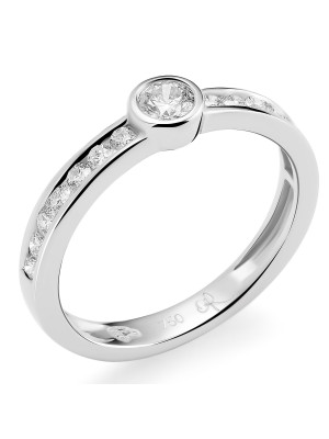 Or blanc 18C Bague RD-3383