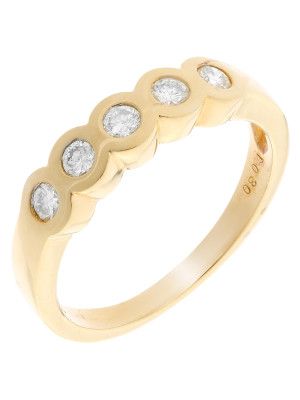 Or Jaune 18C Bague RD-3853