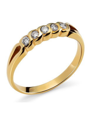 Or Jaune 18C Bague RD-3903