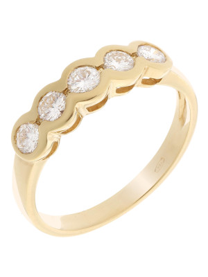 Or Jaune 18C Bague RD-3905