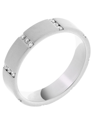 Or blanc 18C Bague RD-B3308/1