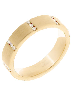 Or Jaune 18C Bague RD-B3308/45/DJ