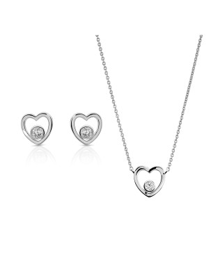 Mila Argent Set: Necklace + Earrings SET-7484