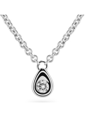 Arina Or blanc 18C Collier TR-001