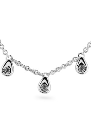 Arina Or blanc 18C Collier TR-004/1