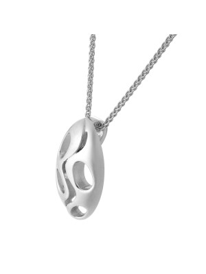 Argent Collier avec pendentif ZH-4386