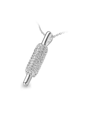 Argent Collier avec pendentif ZH-4713