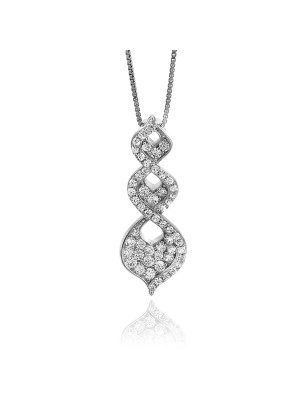 Lilly Argent Collier avec pendentif ZH-7038