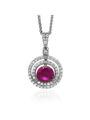 Belina Argent Collier avec pendentif ZH-7049