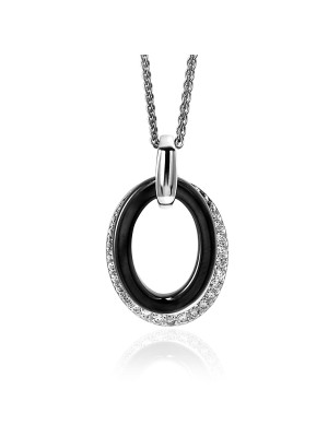 Alvia Argent Collier avec pendentif ZH-7067