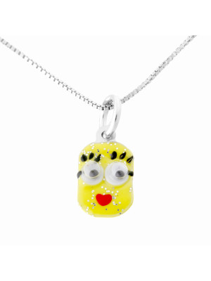 Minion Argent Collier avec pendentif ZH-7135/2