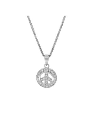 Argent Collier avec pendentif ZH-7336