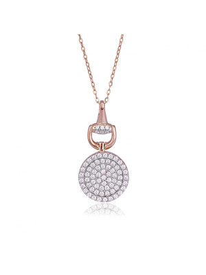 Alisia Argent Collier avec pendentif ZH-7420