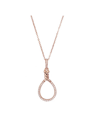 Aava Argent Collier avec pendentif ZH-7421