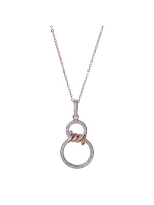 Aavia Argent Collier avec pendentif ZH-7422