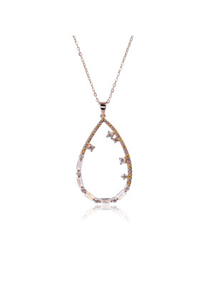 Islia Argent Collier avec pendentif ZH-7423/RG