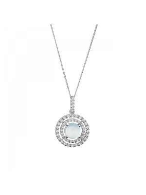 Rivera Argent Collier avec pendentif ZH-7481/BC