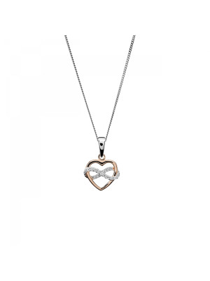 Jasmina Argent Collier avec pendentif ZH-7483