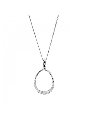 Aria Argent Collier avec pendentif ZH-7494