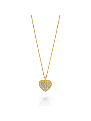 Elite Argent Collier avec pendentif ZH-7566/G