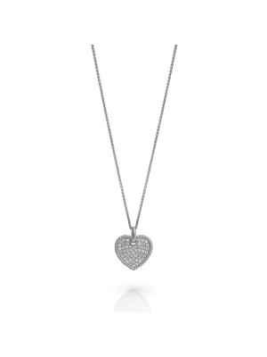 Elite Argent Collier avec pendentif ZH-7566