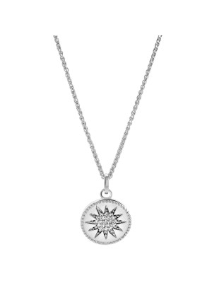 Shine Argent Pendentif avec Chaine ZH-7576