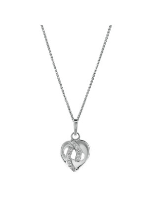 Amore Argent Pendentif avec Chaine ZH-7577