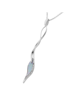 Zena Argent Collier avec pendentif ZK-7172