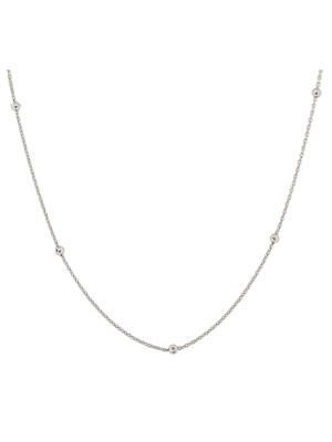 Argent Collier sans pendentif ZK-7200