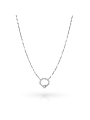 Premium Argent Collier ZK-7562