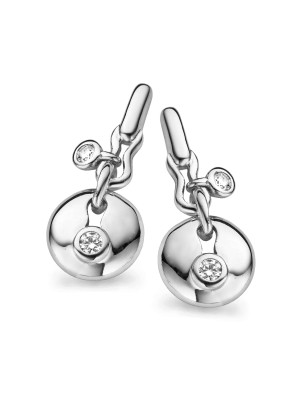 Argent Boucle d'oreille ZO-5125