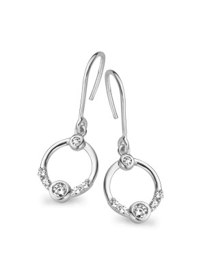 Argent Boucle d'oreille ZO-5127