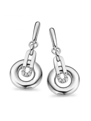 Argent Boucle d'oreille ZO-5143